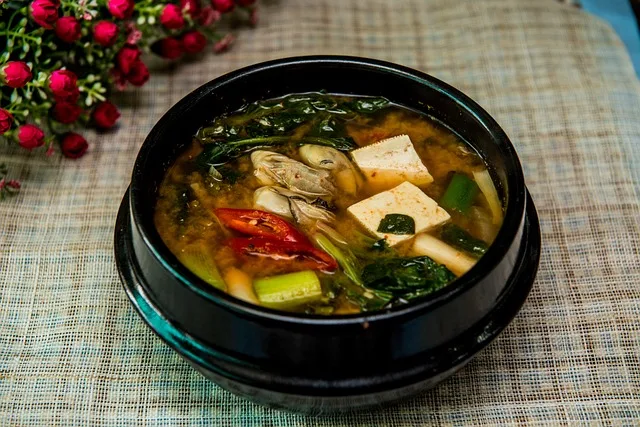Soy bean paste soup